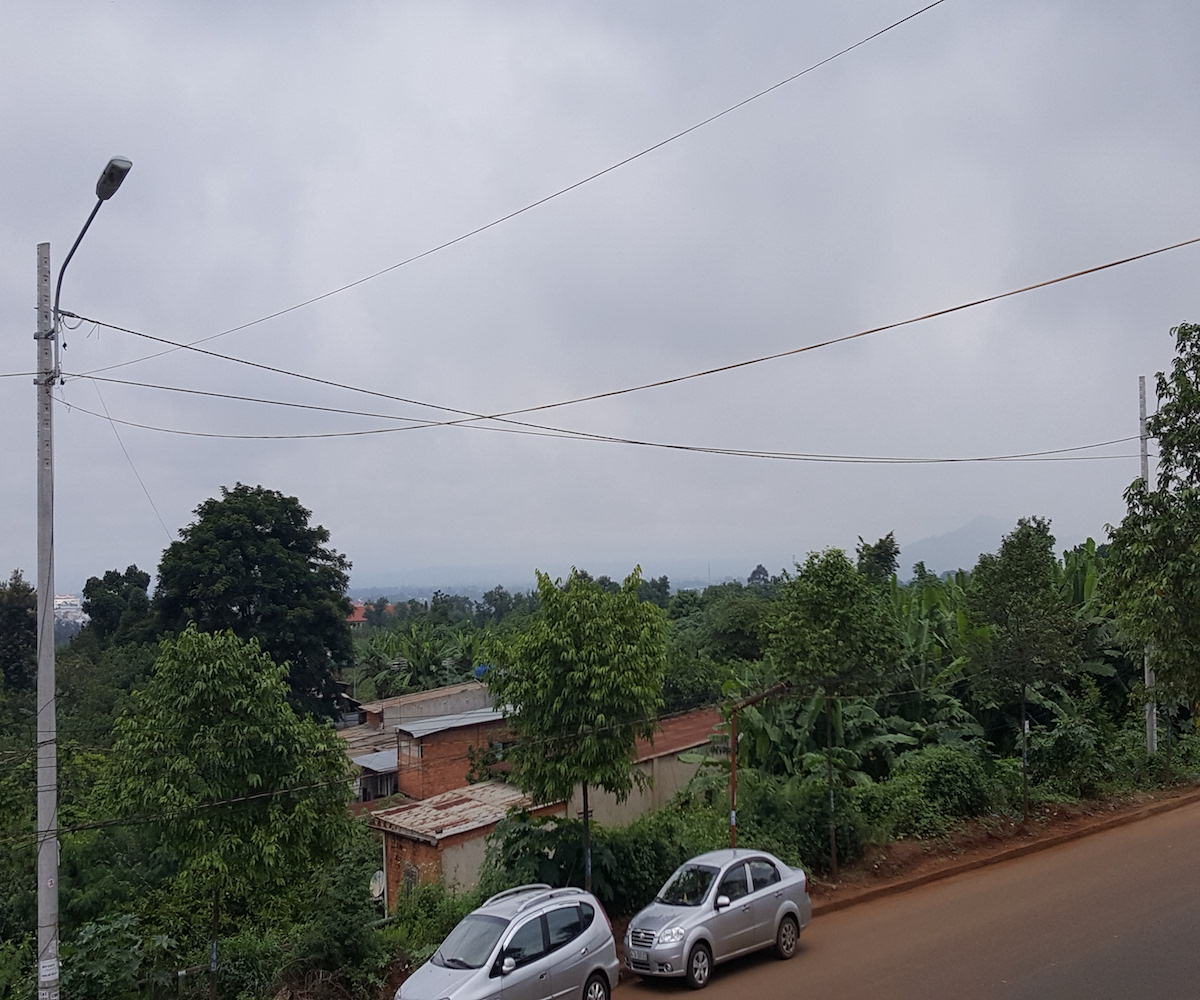 Một phần khu đất dự án nhìn từ trên cao