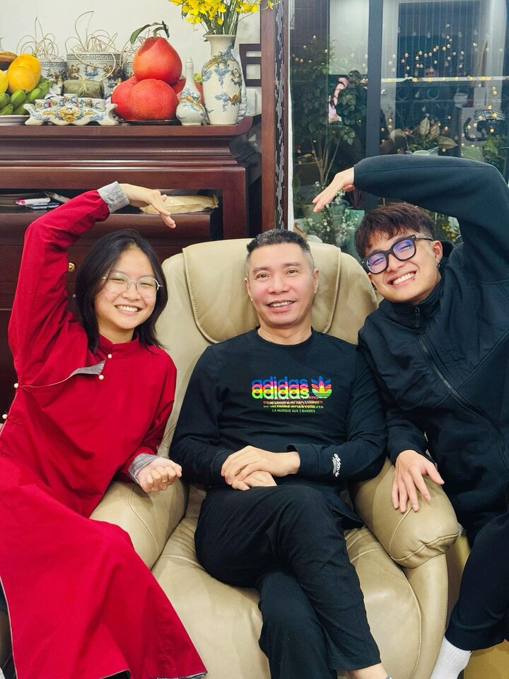 Thục Anh và Tít khá thân thiết.