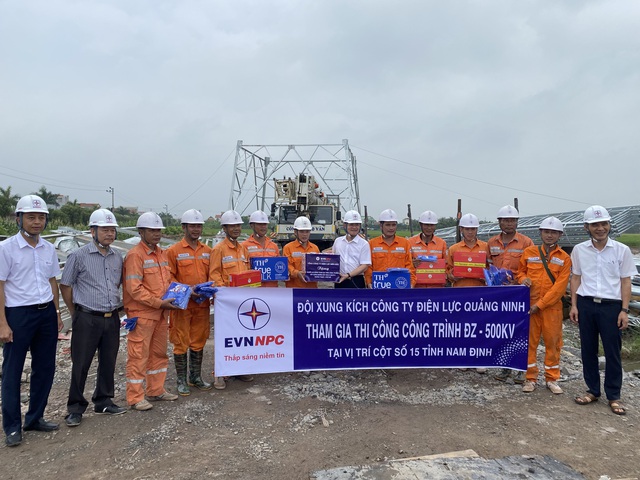 Sắc áo cam xung kích EVNNPC trên công trường dự án đường dây 500kV mạch 3- Ảnh 2.