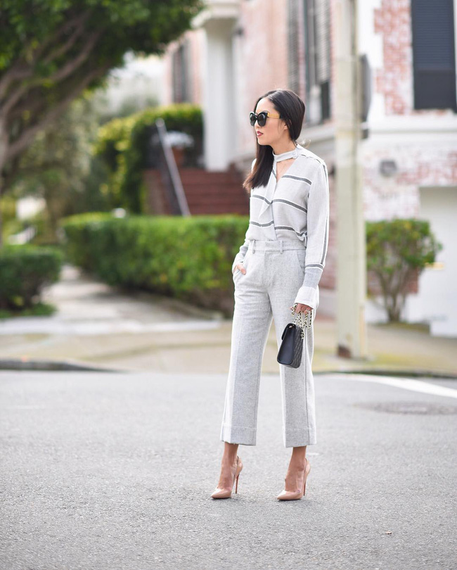 Street style quý cô châu Á: Diện đơn giản mà chất thế này thì nàng nào cũng muốn bắt chước theo - Ảnh 7.
