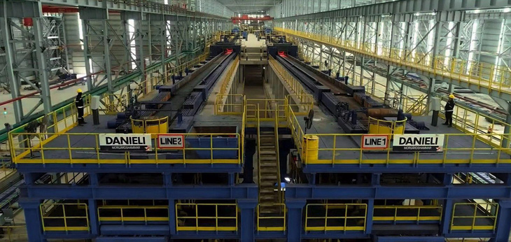 Tập Đoàn áp dụng công nghệ sản xuất thép tiên tiến bậc nhất thế giới từ Danieli [Ý]