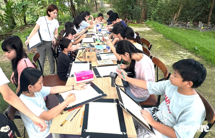 'Học kỳ nông nghiệp' ở Đồng Tháp, mô hình du lịch hè thú vị cho học sinh - Ảnh 4.