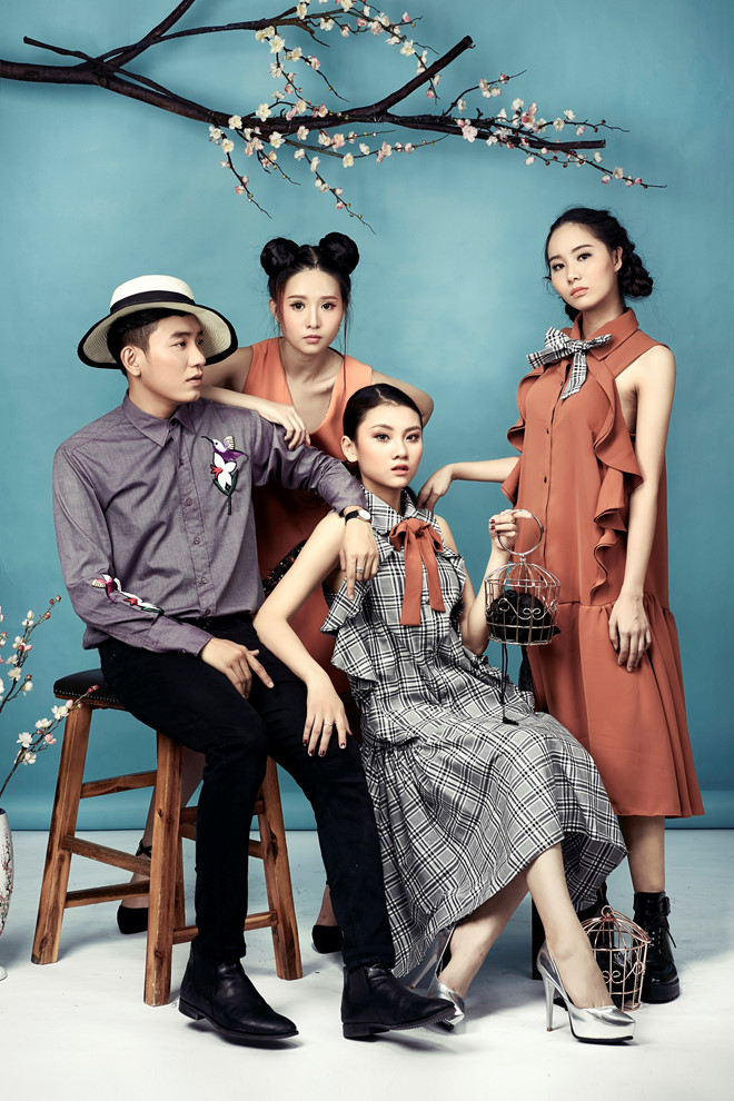 Thiet ke thu dong dam net co dien cua MTV Fashion Designer Group hinh anh 2